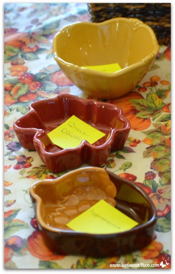 More serving dishes for Thanksgiving dinner