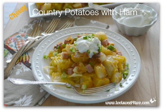 Cheesy Country Potatoes with Ham Pic 1