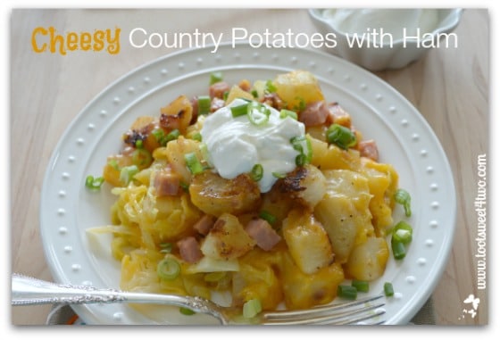 Cheesy Country Potatoes with Ham Pic 2