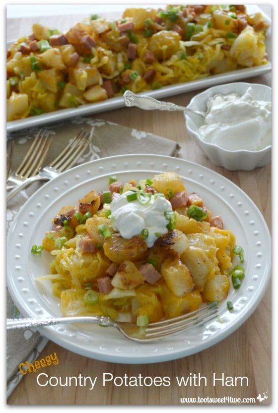 Cheesy Country Potatoes with Ham cover