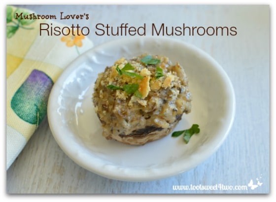 Mushroom Lover's Risotto Stuffed Mushrooms - Pic 2