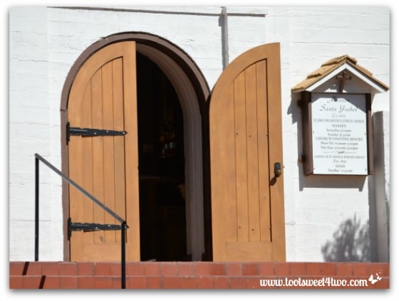Front door of Mission Santa Ysabel