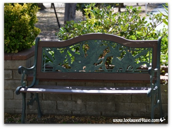Park bench - Mission Santa Ysabel