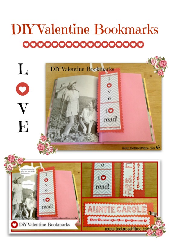 DIY Valentine Bookmarks