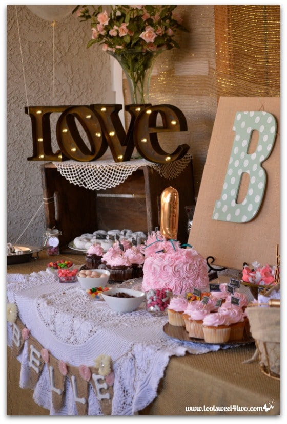 Party decor - Baby Turns One