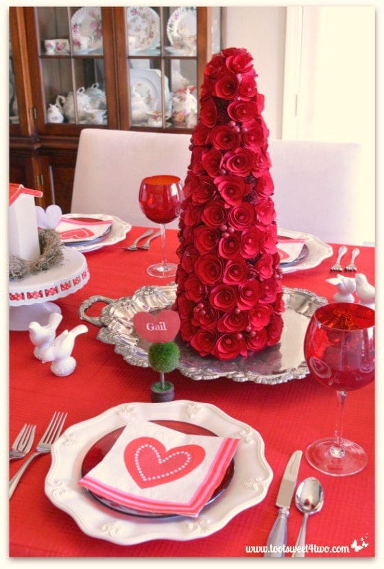 Valentine's Day table decorations
