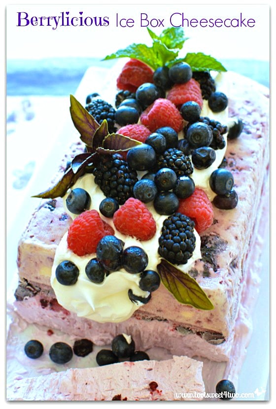 Berrylicious Ice Box Cheesecake Pic 1a