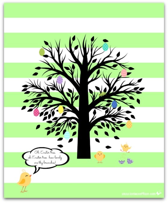 Oh Easter Tree - 10 FREE Spring and Easter Printables