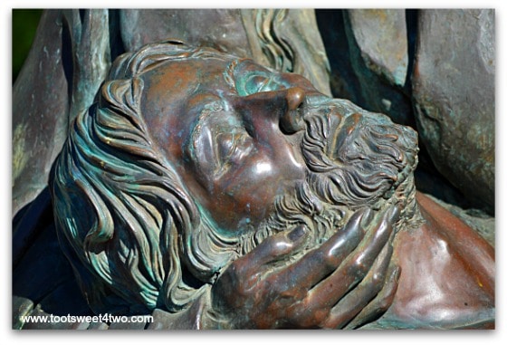 The Face of Jesus - The Pieta at San Diego Mission de Acala