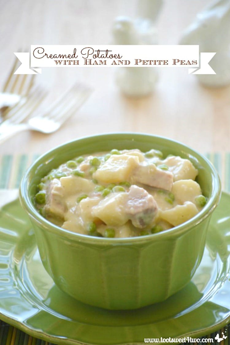 Creamed Potatoes with Ham and Petite Peas Pic1A