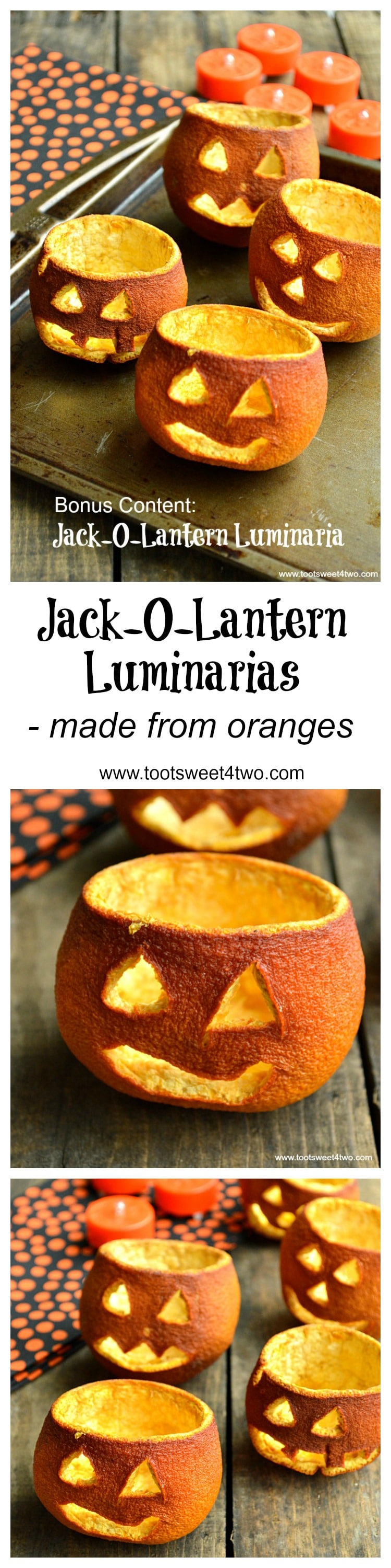 Jack-O-Lantern Luminarias Pinterest collage