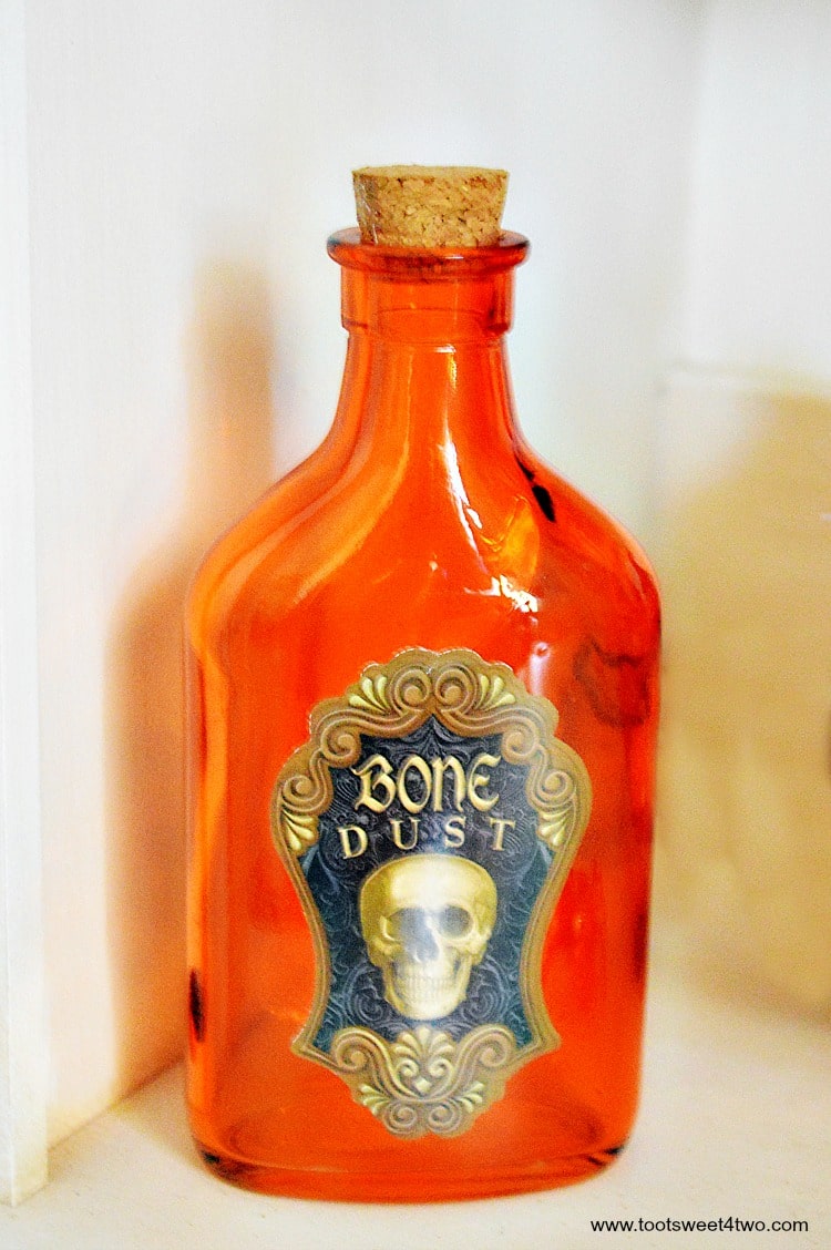 Orange Bone Dust Bottle