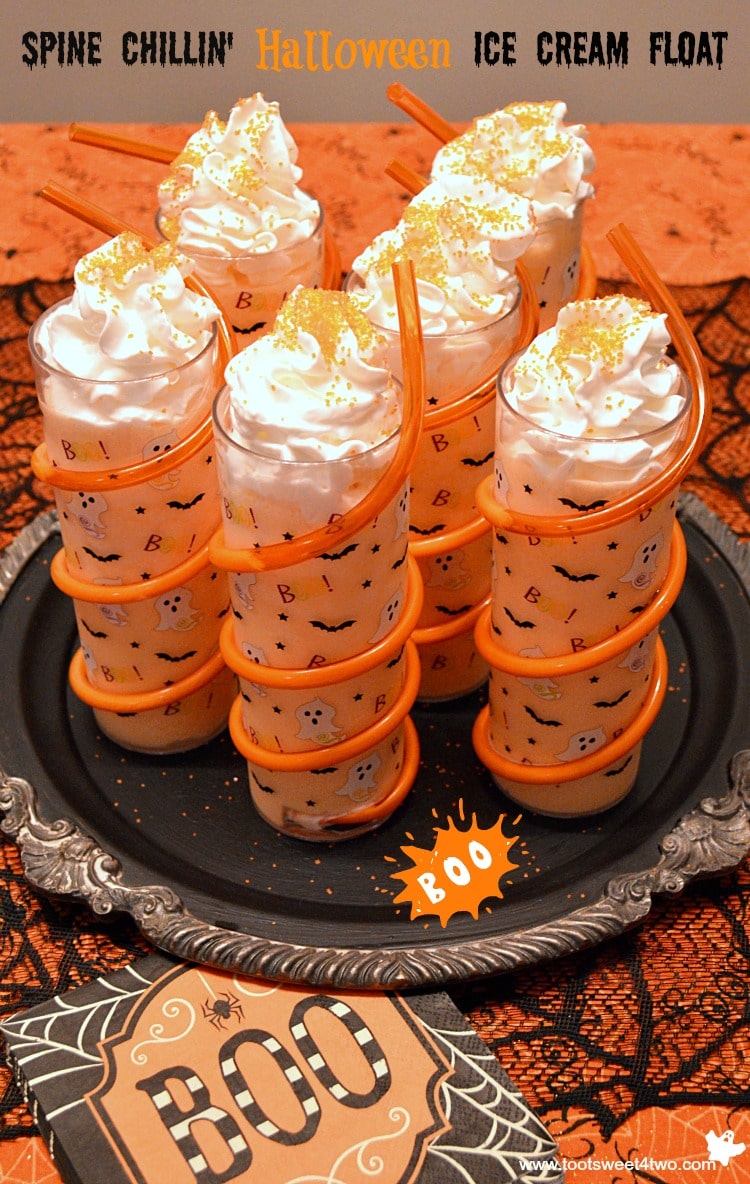 Spine Chillin' Halloween Ice Cream Float