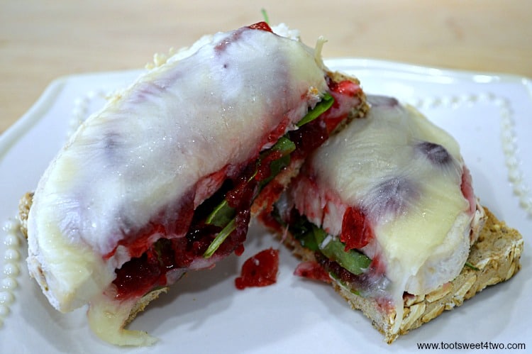 Leftover Open-faced Turkey Cranberry Sandwich photo 1