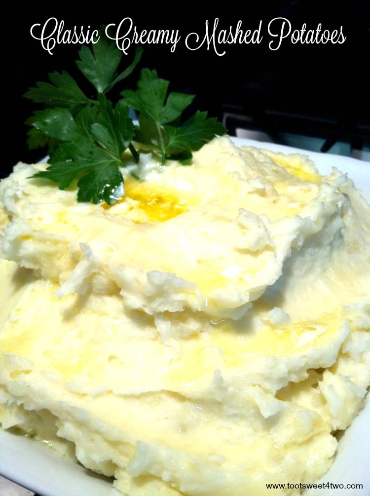 Thanksgiving Side Dish - Classic Creamy Mashed Potatoes