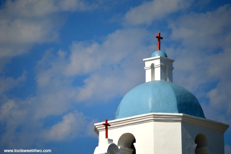 Clouds about the Dome of Mission San Luis Rey