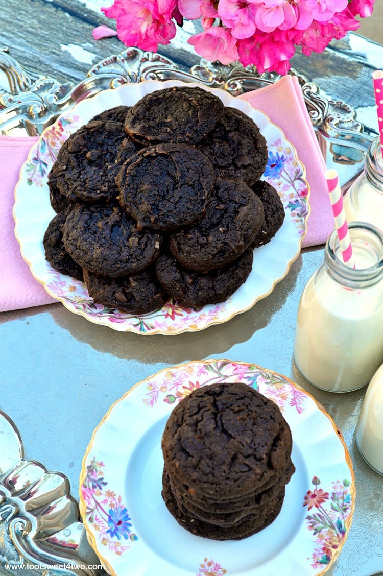 Dreamy Triple Chocolate Cookies - decadent and delicious! 