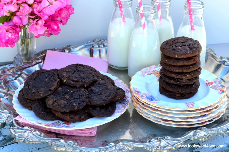Dreamy Triple Chocolate Cookies - the perfect chocolate cookie!