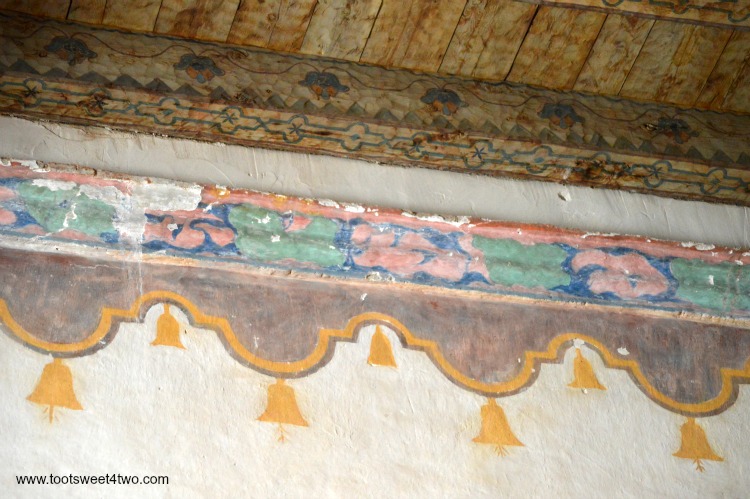 Fresco border inside Mission San Luis Rey Church