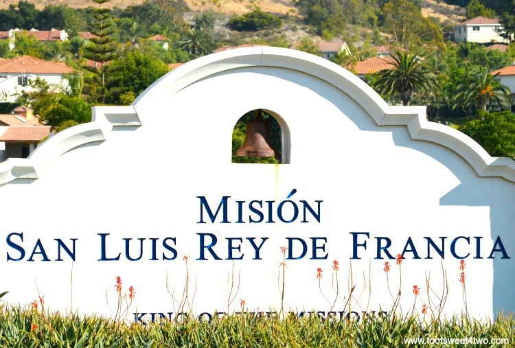 Mission San Luis Rey de Francia Entrance Sign