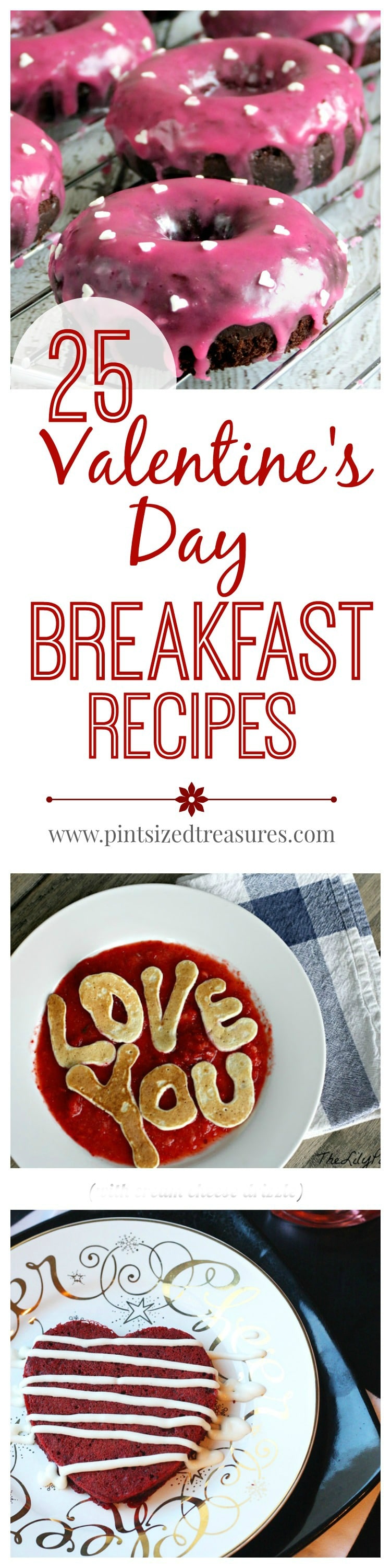 25 Valentine's Day Breakfast Recipes from Pint Size Treasures