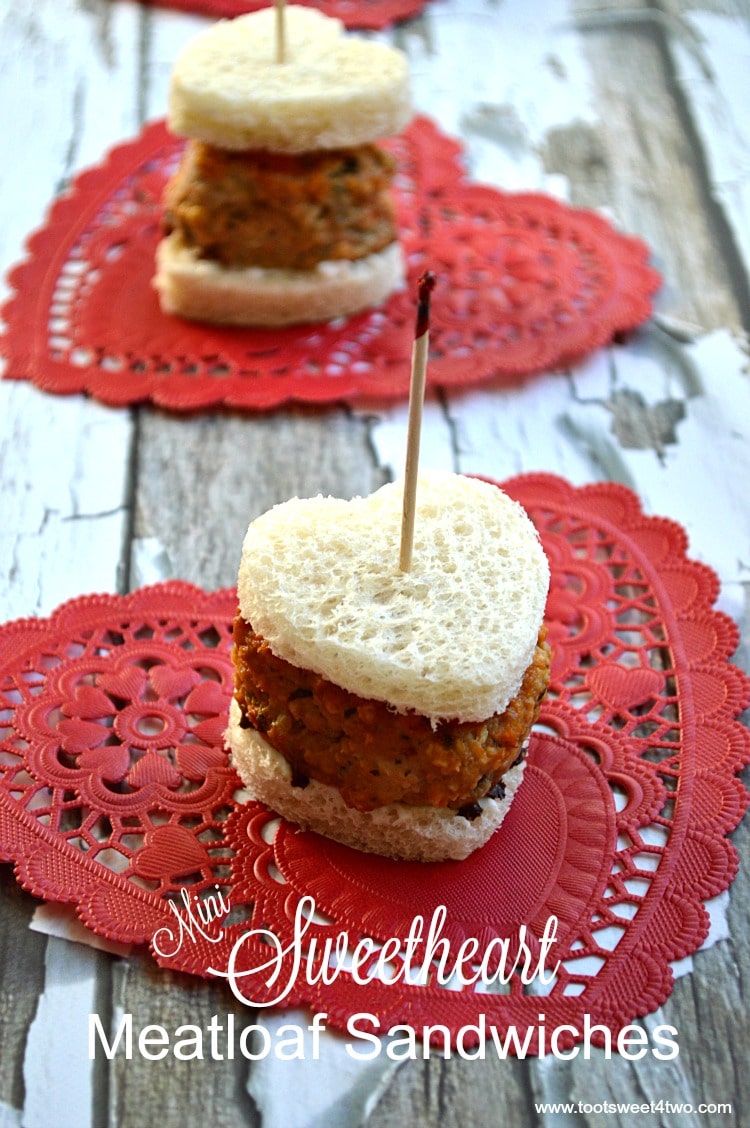 Mini Sweetheart Meatloaf Sandwiches - Pic 1