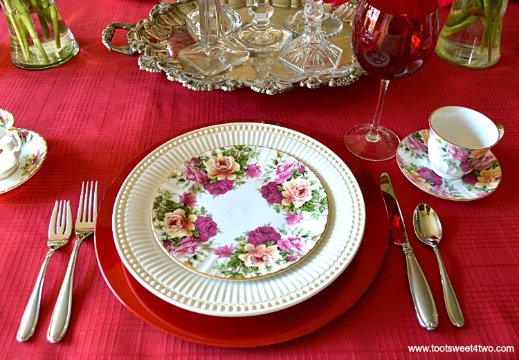 Place Setting - A Valentine's Day Tea Party Tablescape