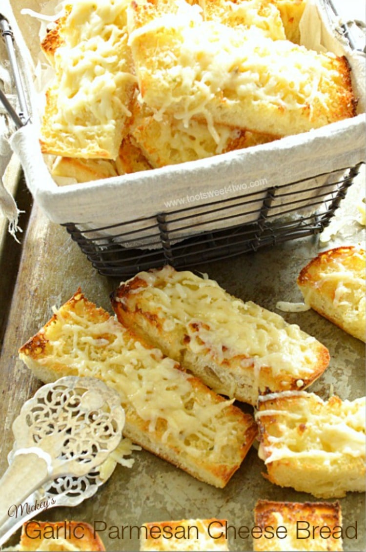 Mickey's Garlic Parmesan Cheese Bread