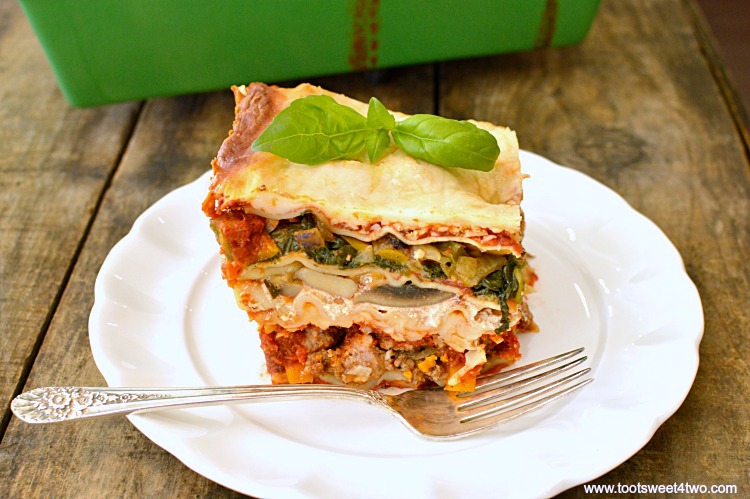 Mile High Veggie Stacked Lasagna Toot Sweet 4 Two