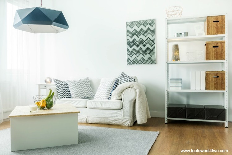 One of the most loved rooms in the home - and therefore probably most outdated - is the living room. Learn how to update your outdated living room with these easy, budget-friendly tips and ideas to stay on trend with today's decor. | www.tootsweet4two.com