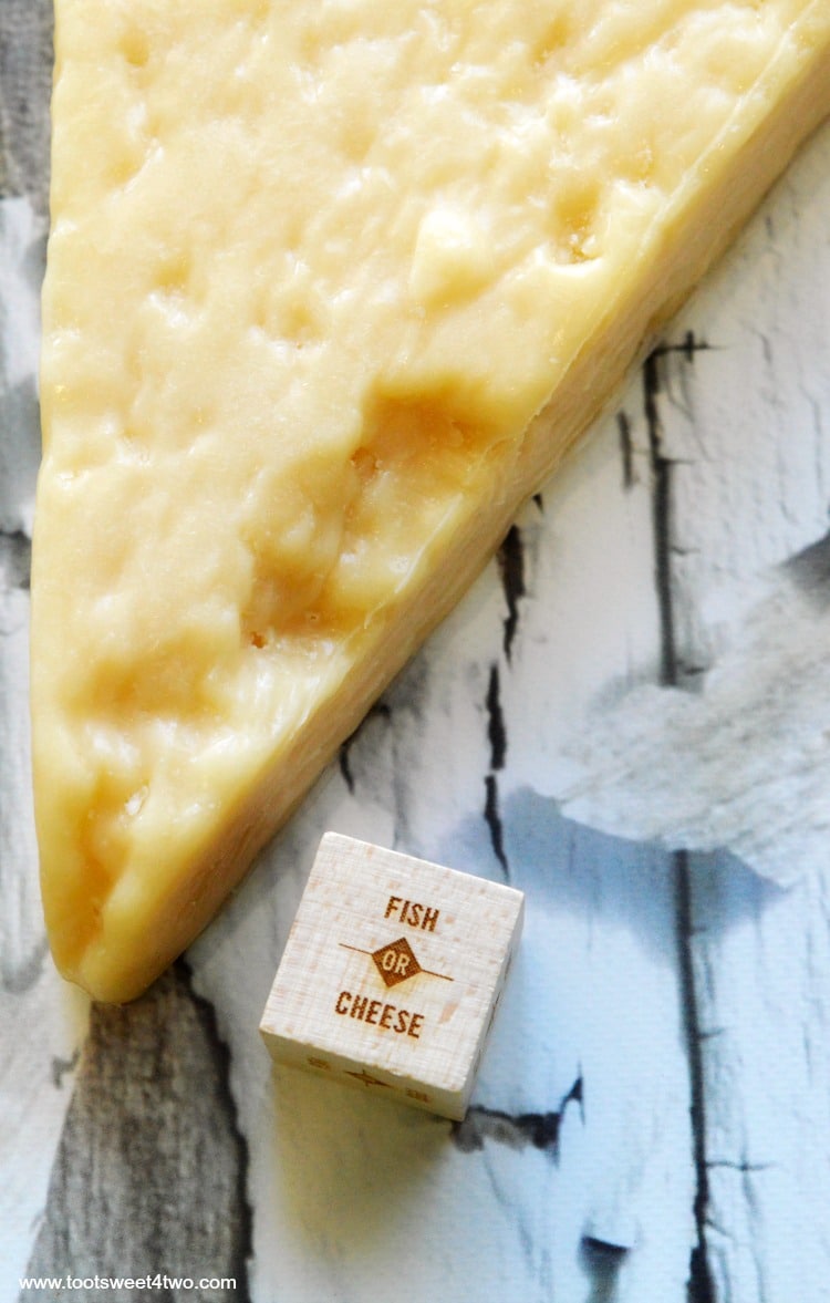 Foodie Dice and Parmesan cheese