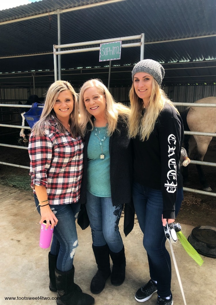 Tiffany, Gail and Samantha at The Ranch at Bandy Canyon